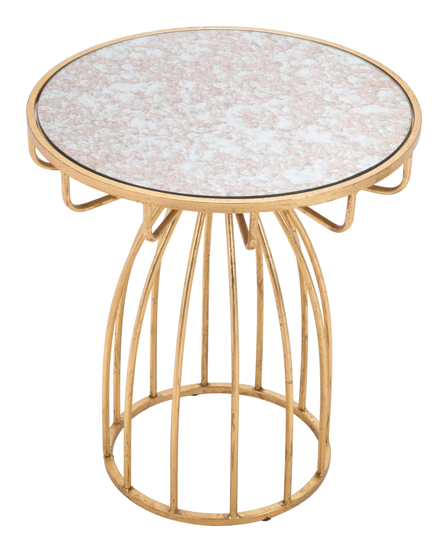 Silo Side Table Gold