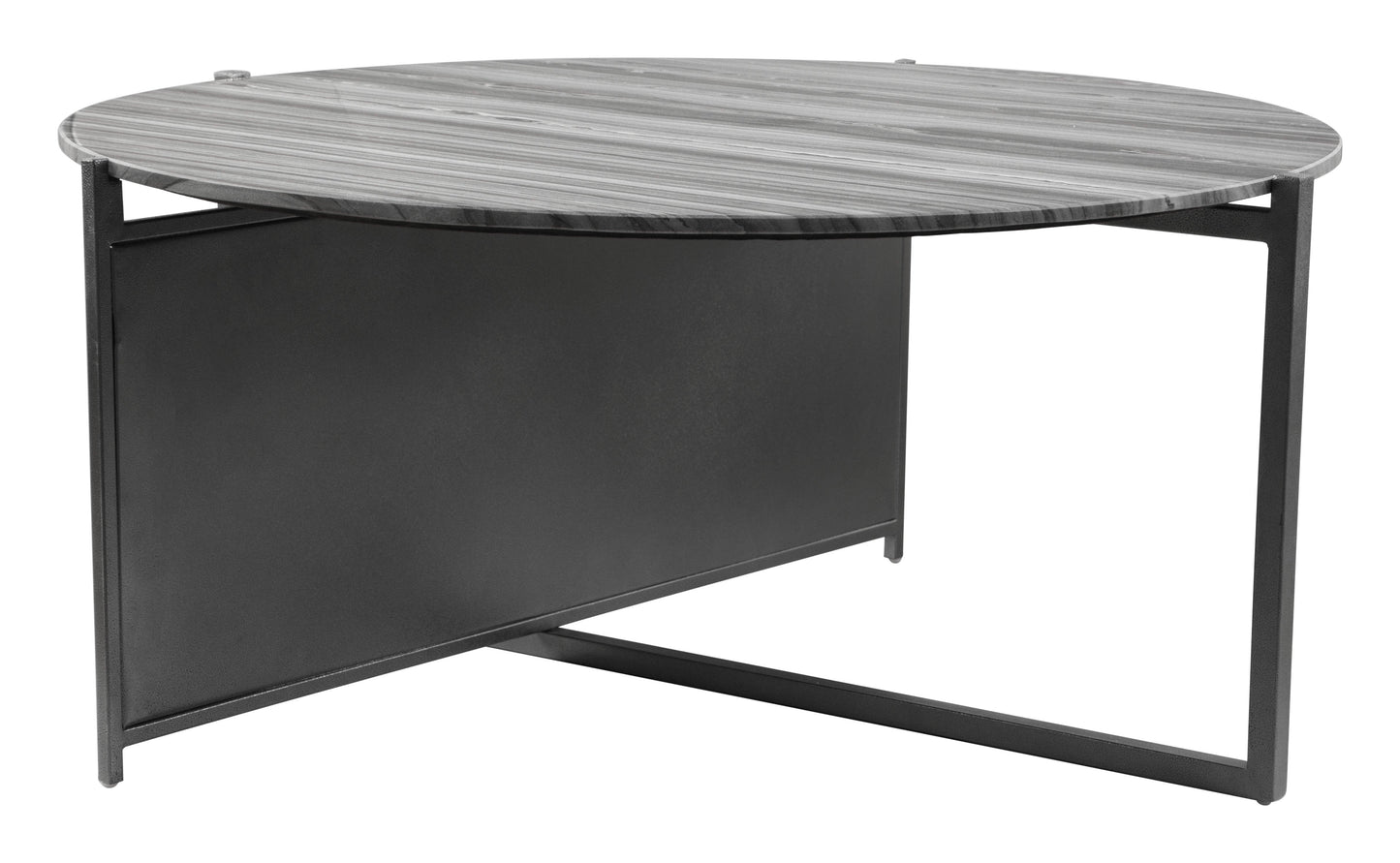 Mcbride Coffee Table Gray & Black