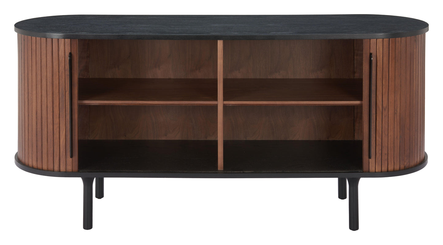 Koriana Sideboard Black & Walnut