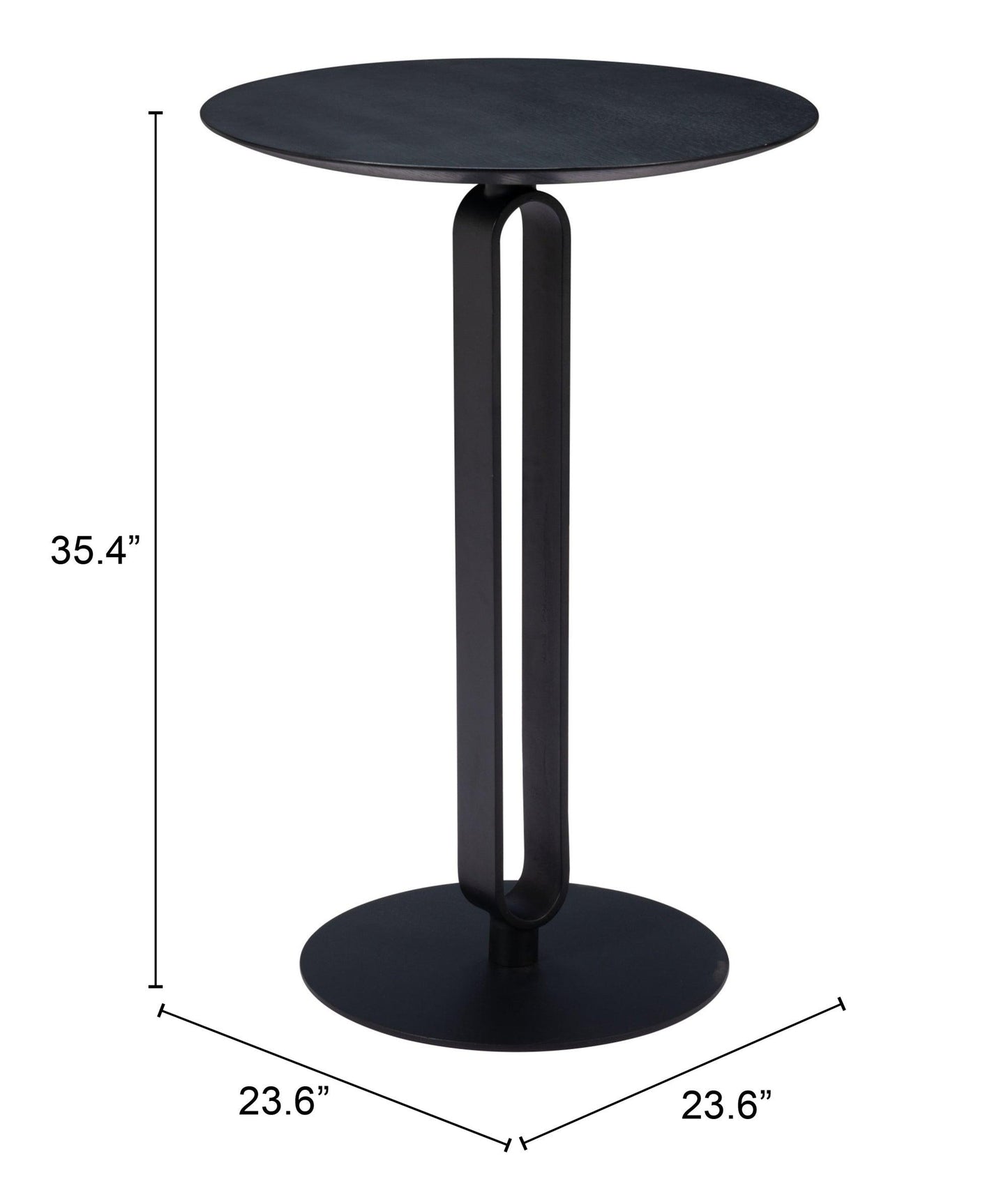 Derry Counter Table Black