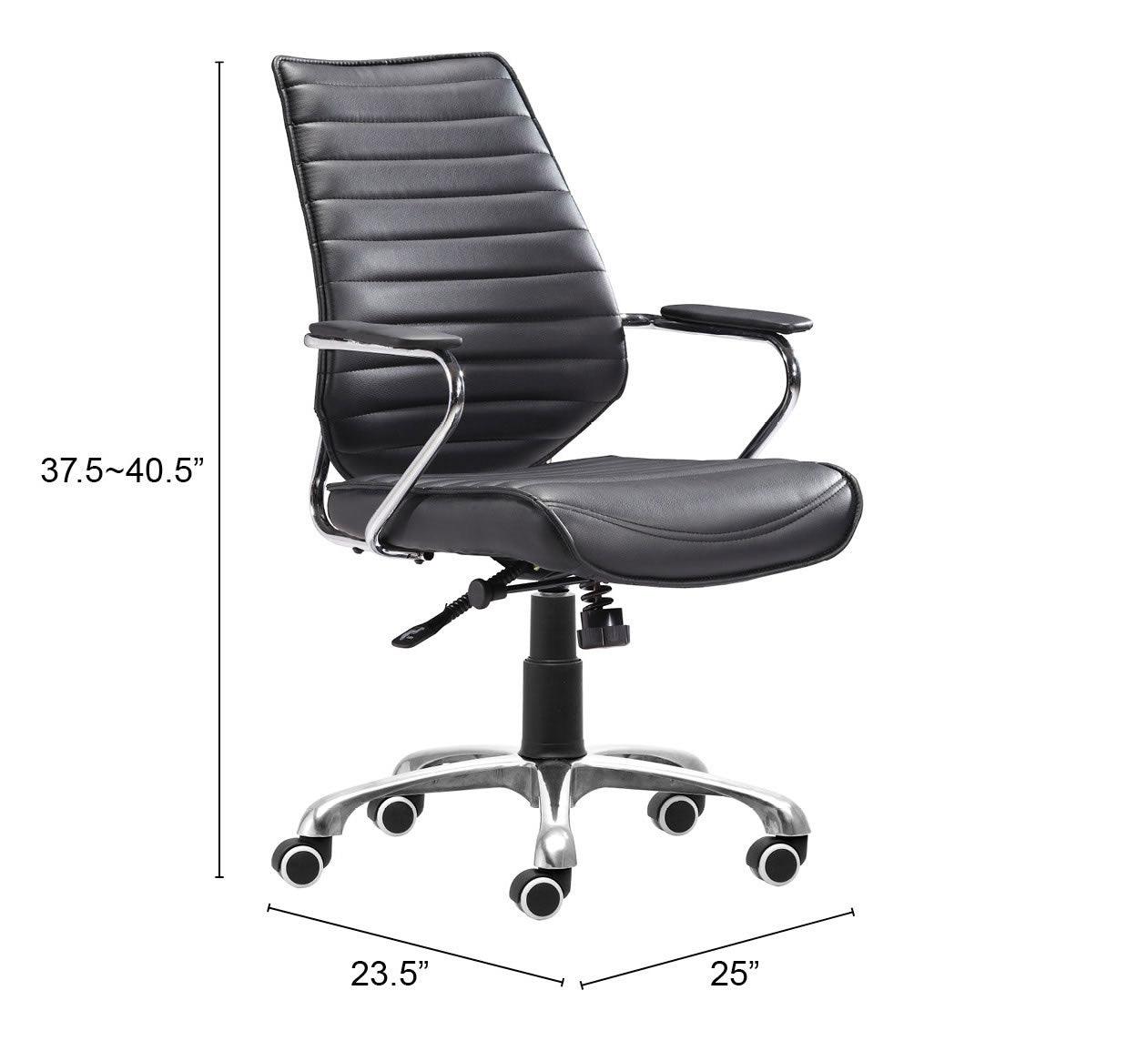 Enterprise Low Back Office Chair Black