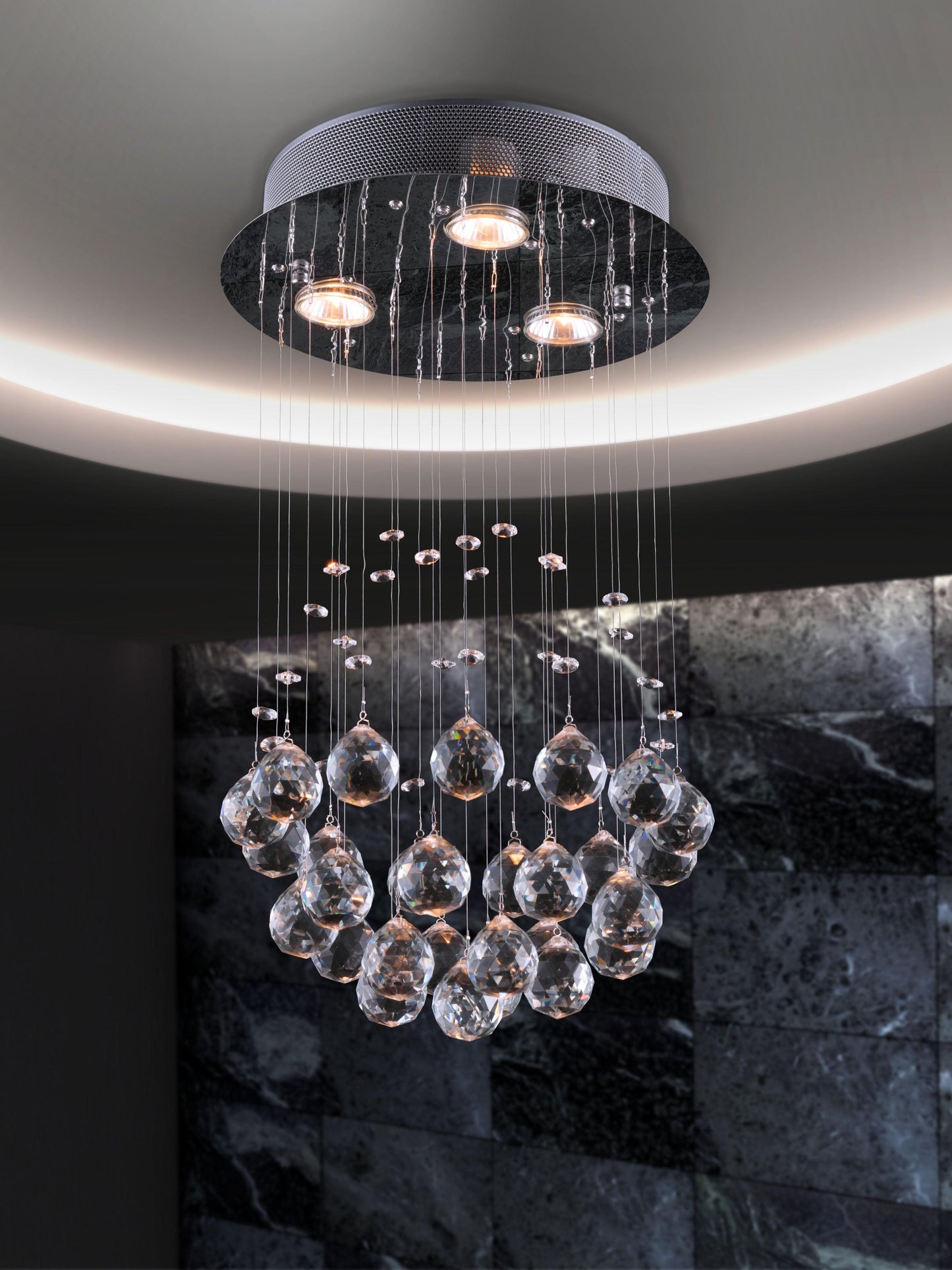 Pollow Ceiling Lamp Chrome