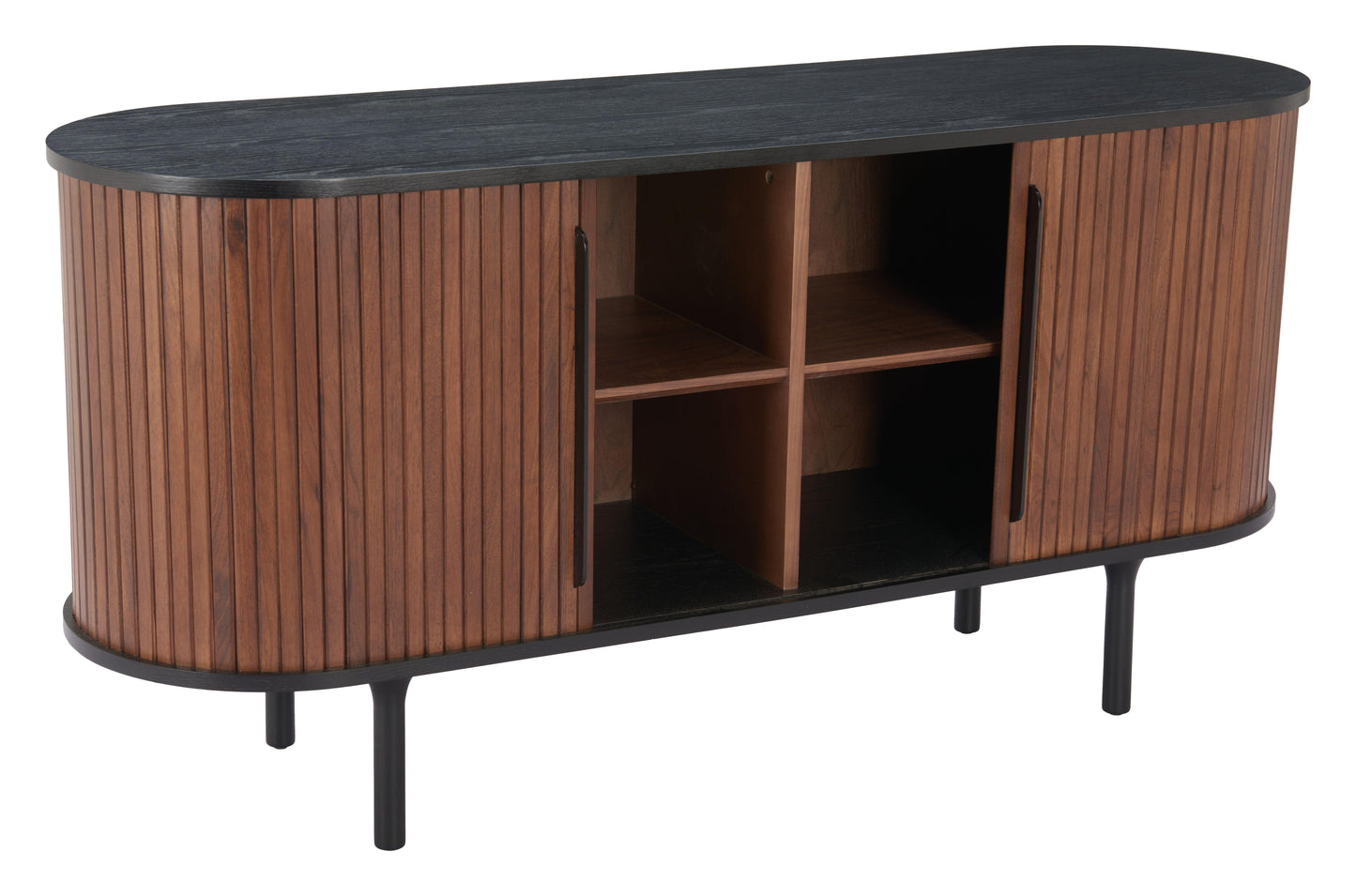 Koriana Sideboard Black & Walnut