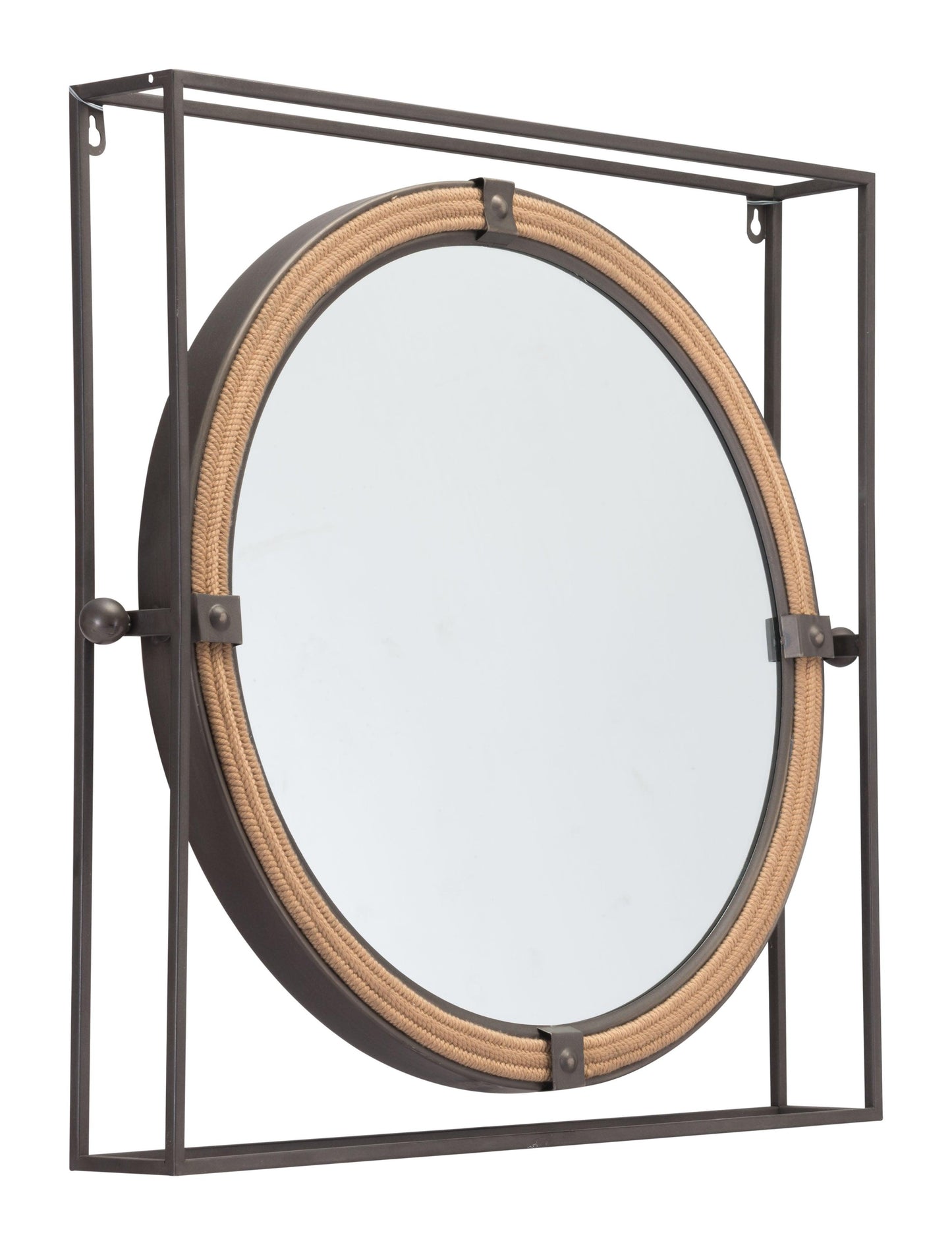 Capell Mirror Antique Gray