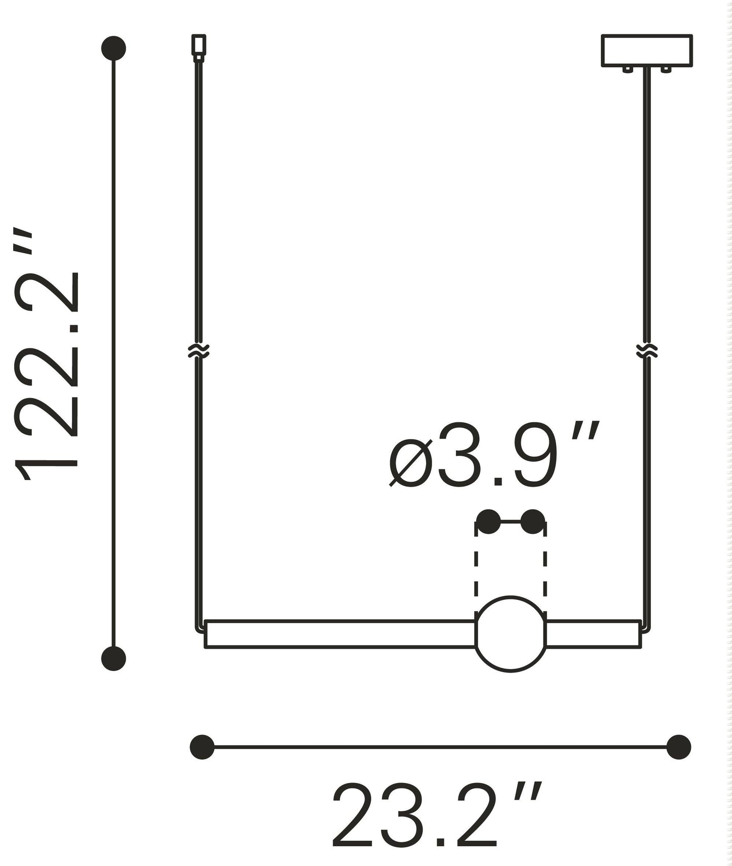 Adeo Ceiling Lamp Brass