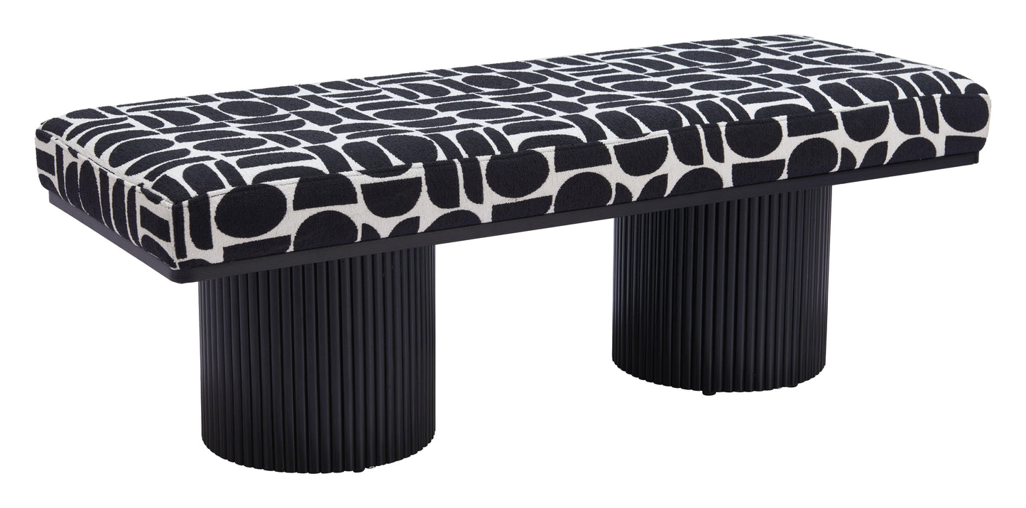 Botoia Bench Black & White