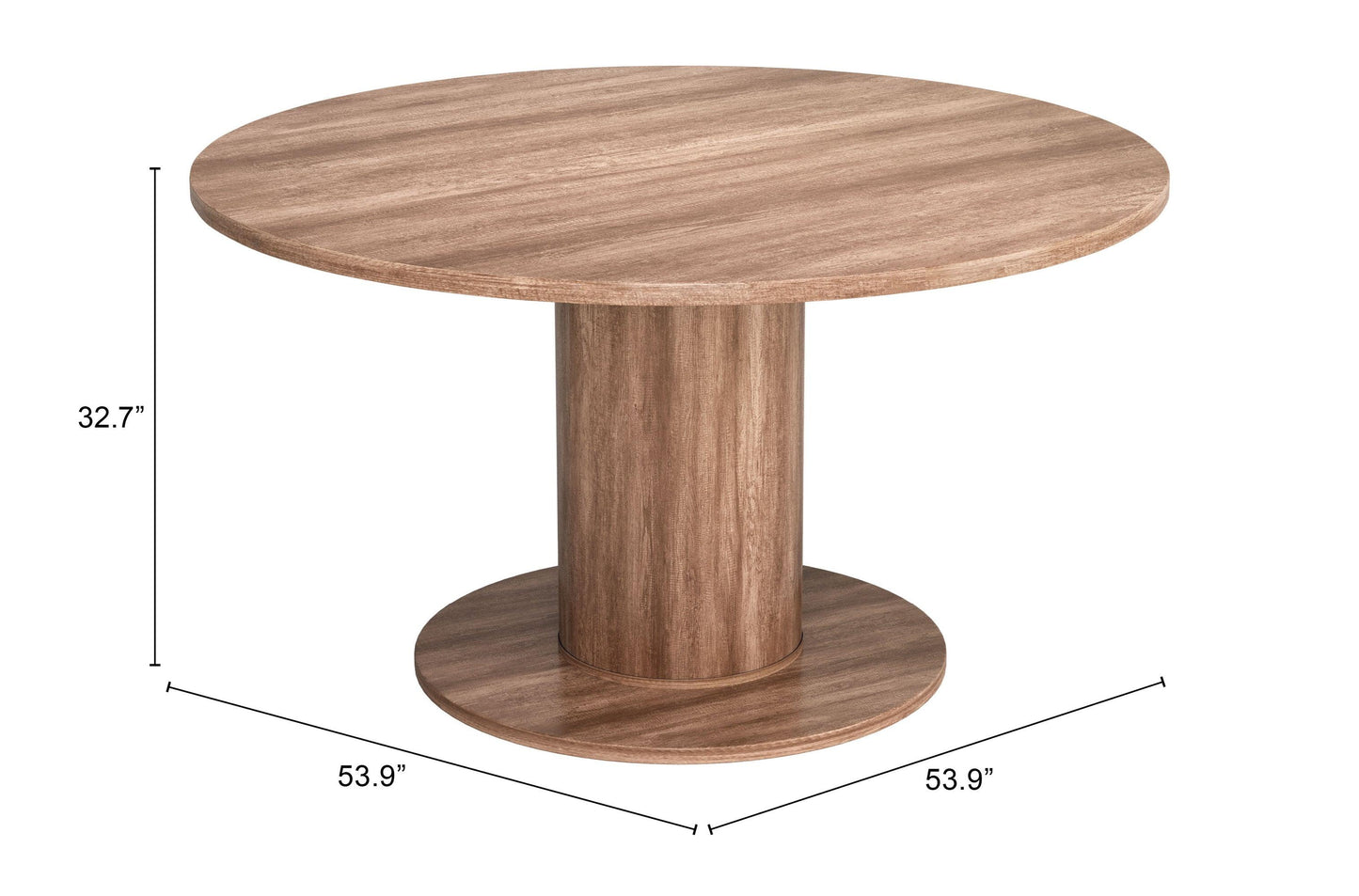 Vault 2 in 1 Table Brown