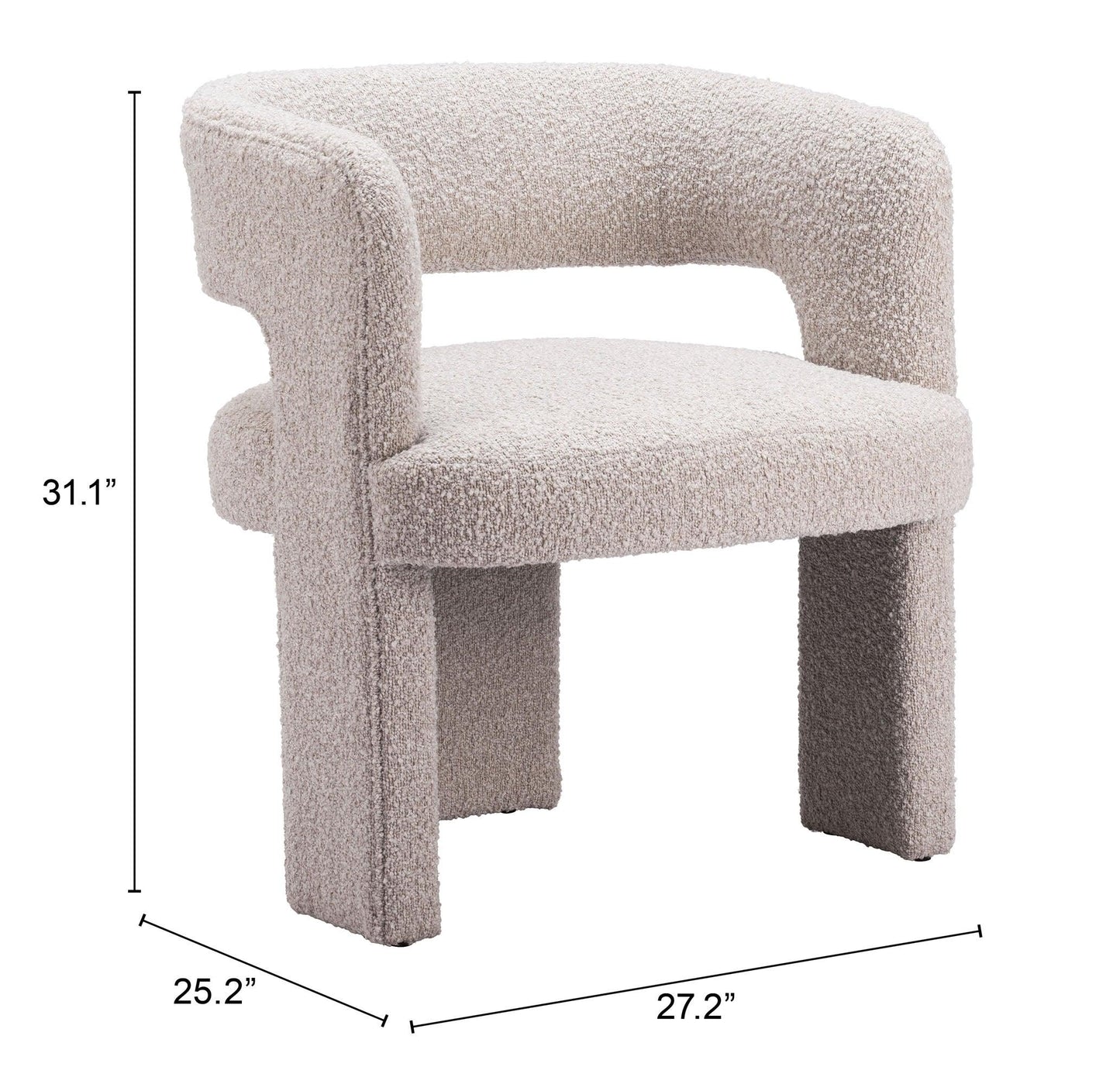 Java Accent Chair Sandy Beige