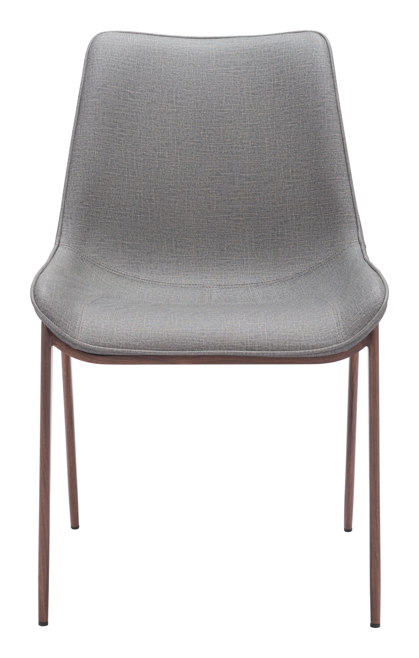 Magnus Dining Chair (Set of 2) Slate Gray & Walnut