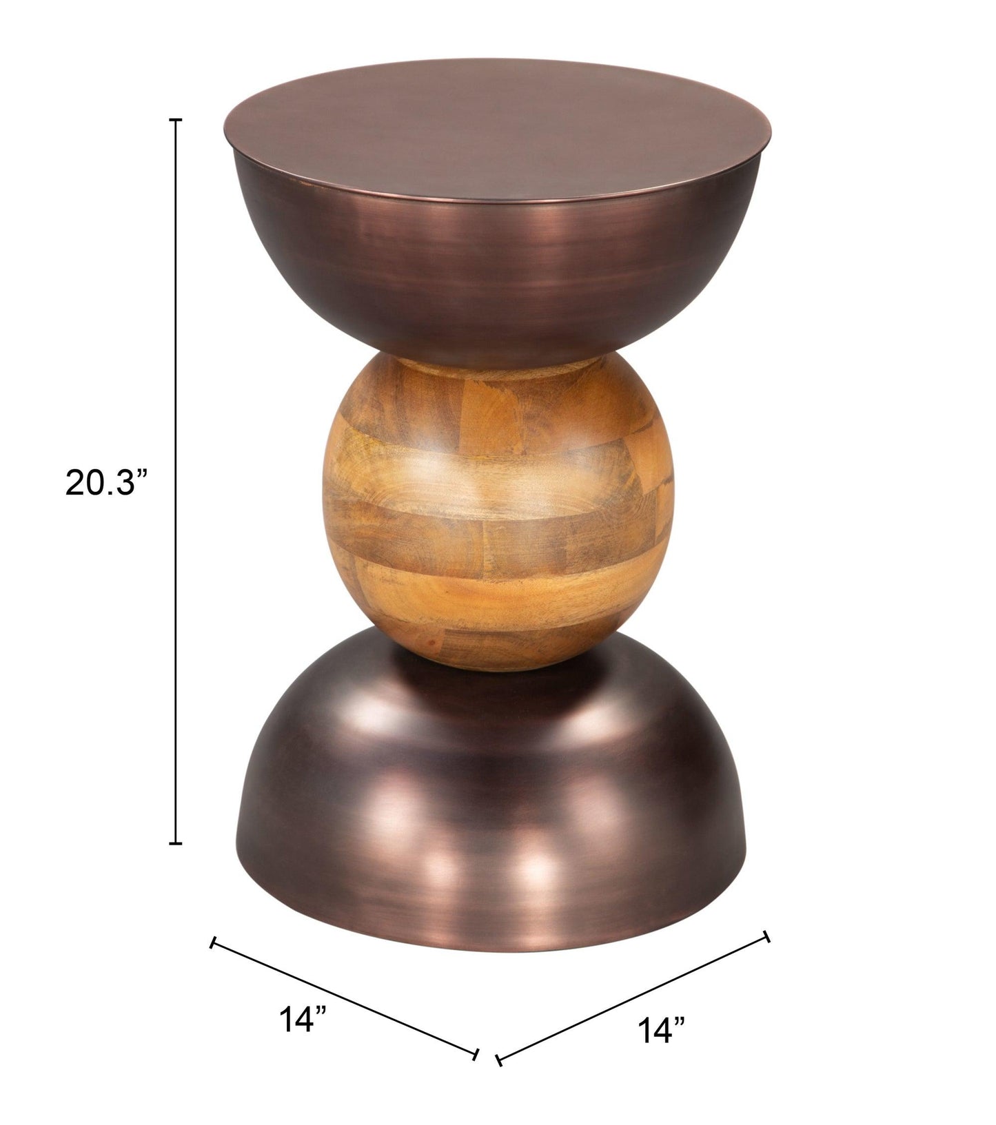 Tripoli Side Table Bronze