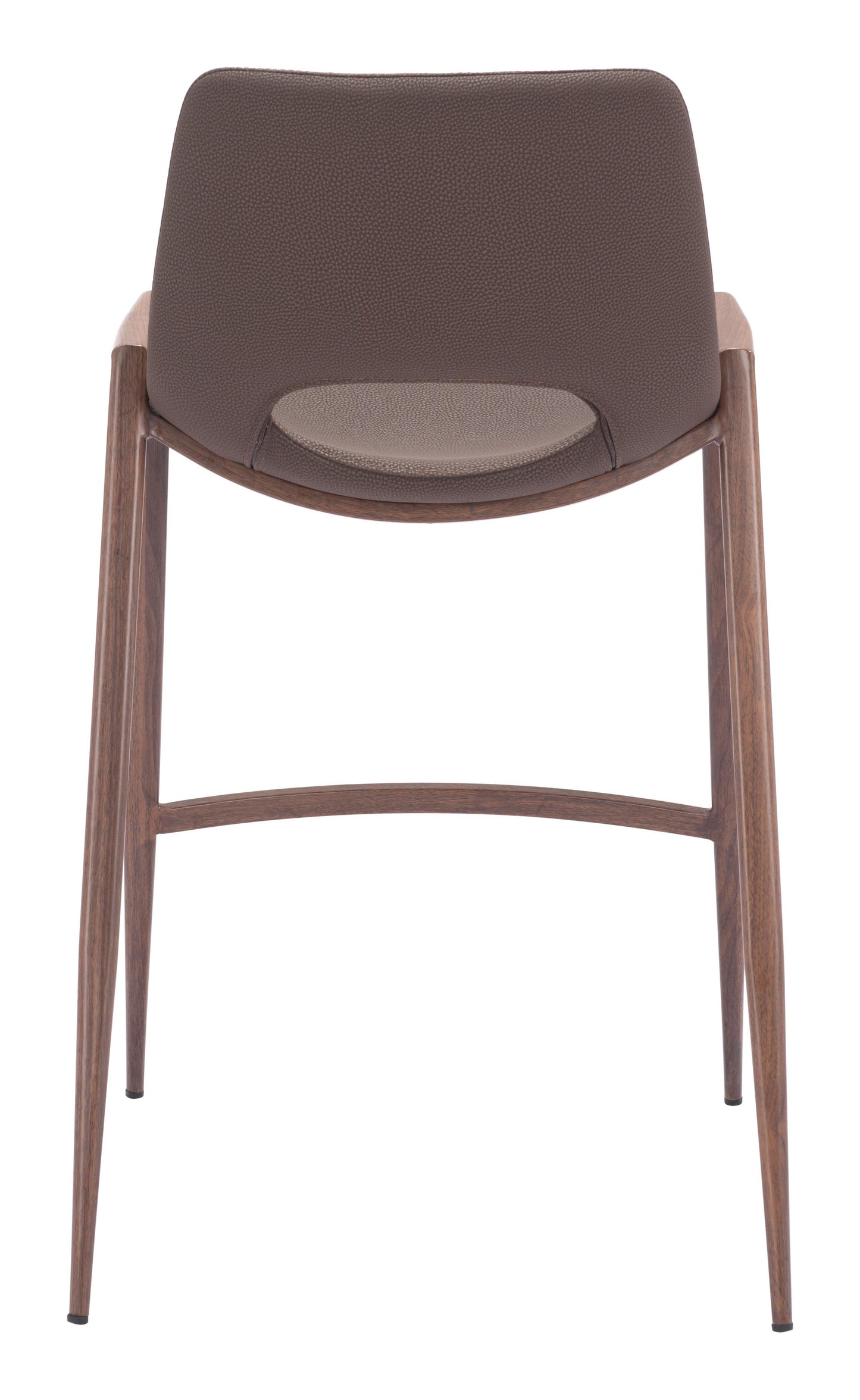 Desi Counter Stool (Set of 2) Brown & Walnut