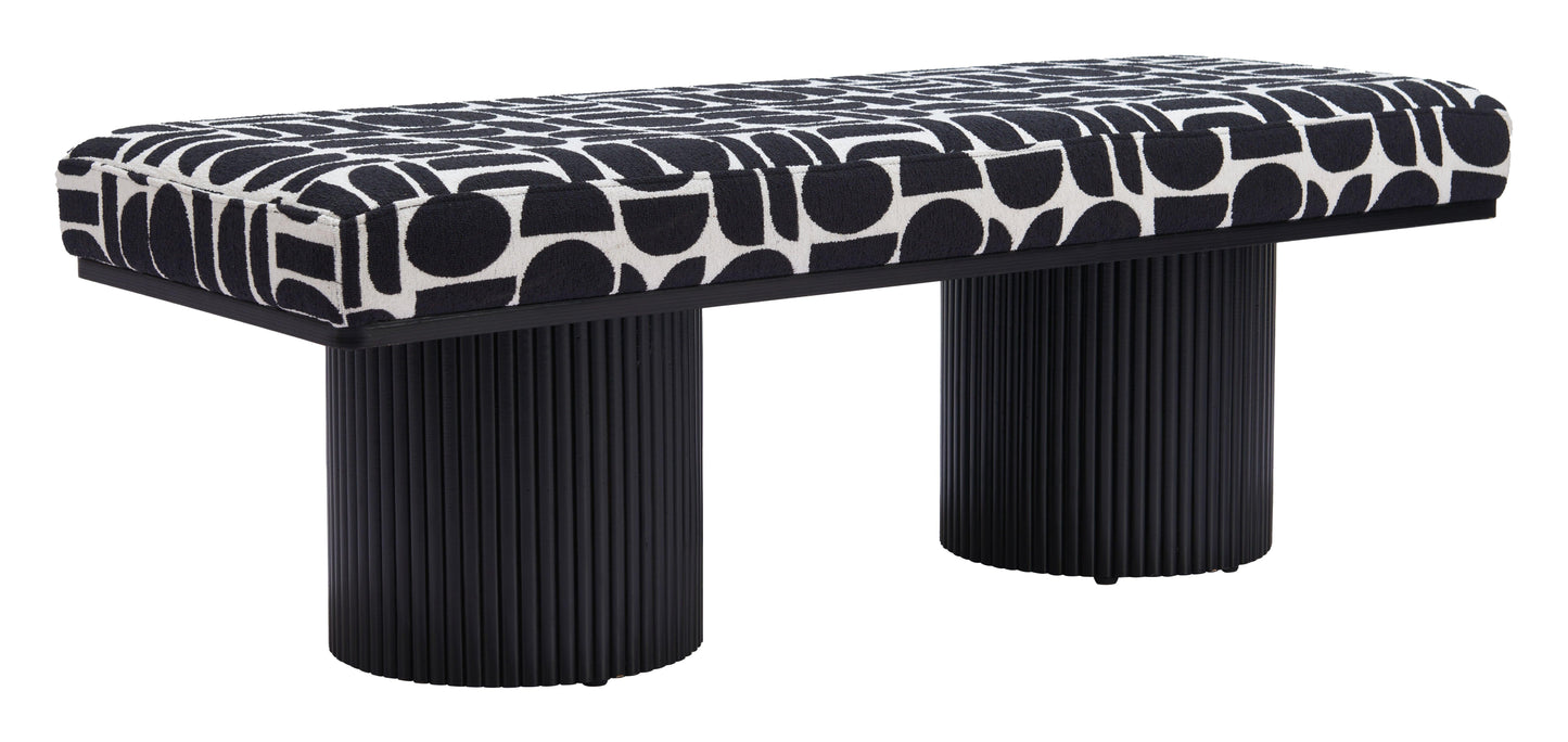 Botoia Bench Black & White