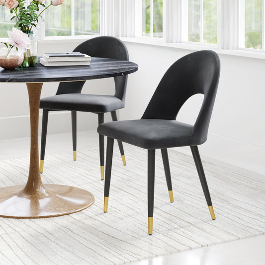 Menlo Dining Chair (Set of 2) Black