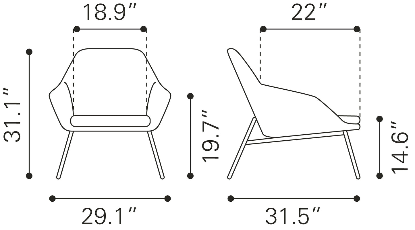 Manuel Accent Chair Gray