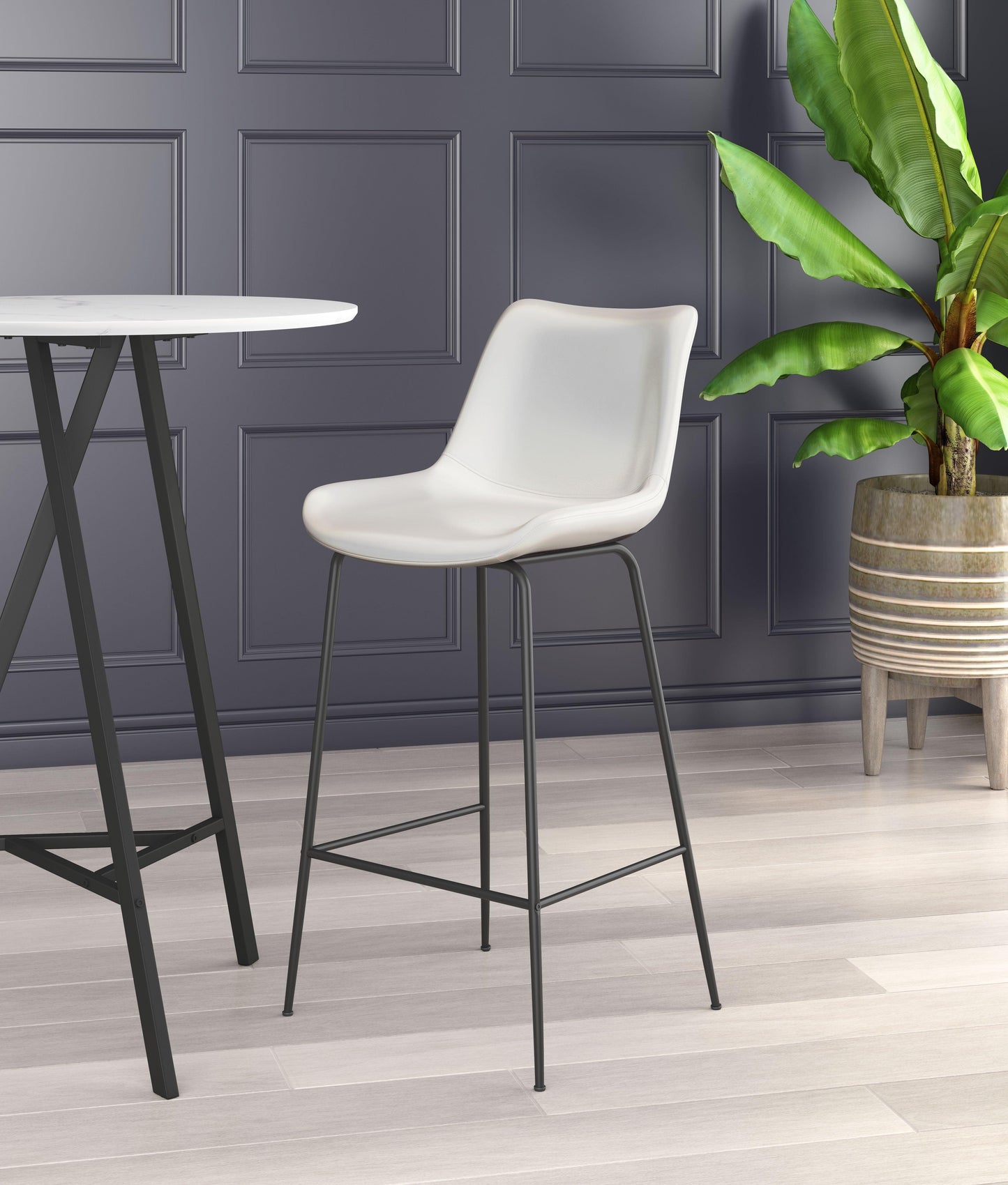 Byron Barstool White