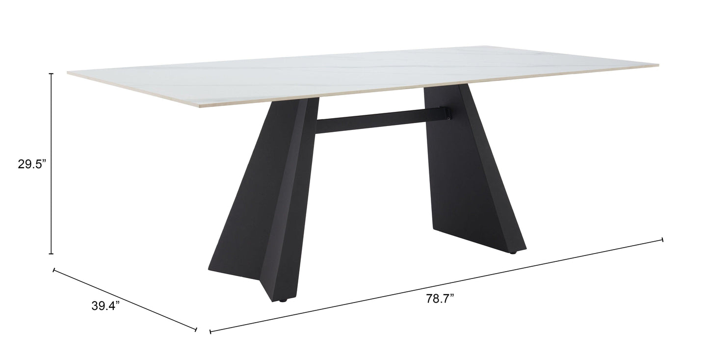 Inky Dining Table White