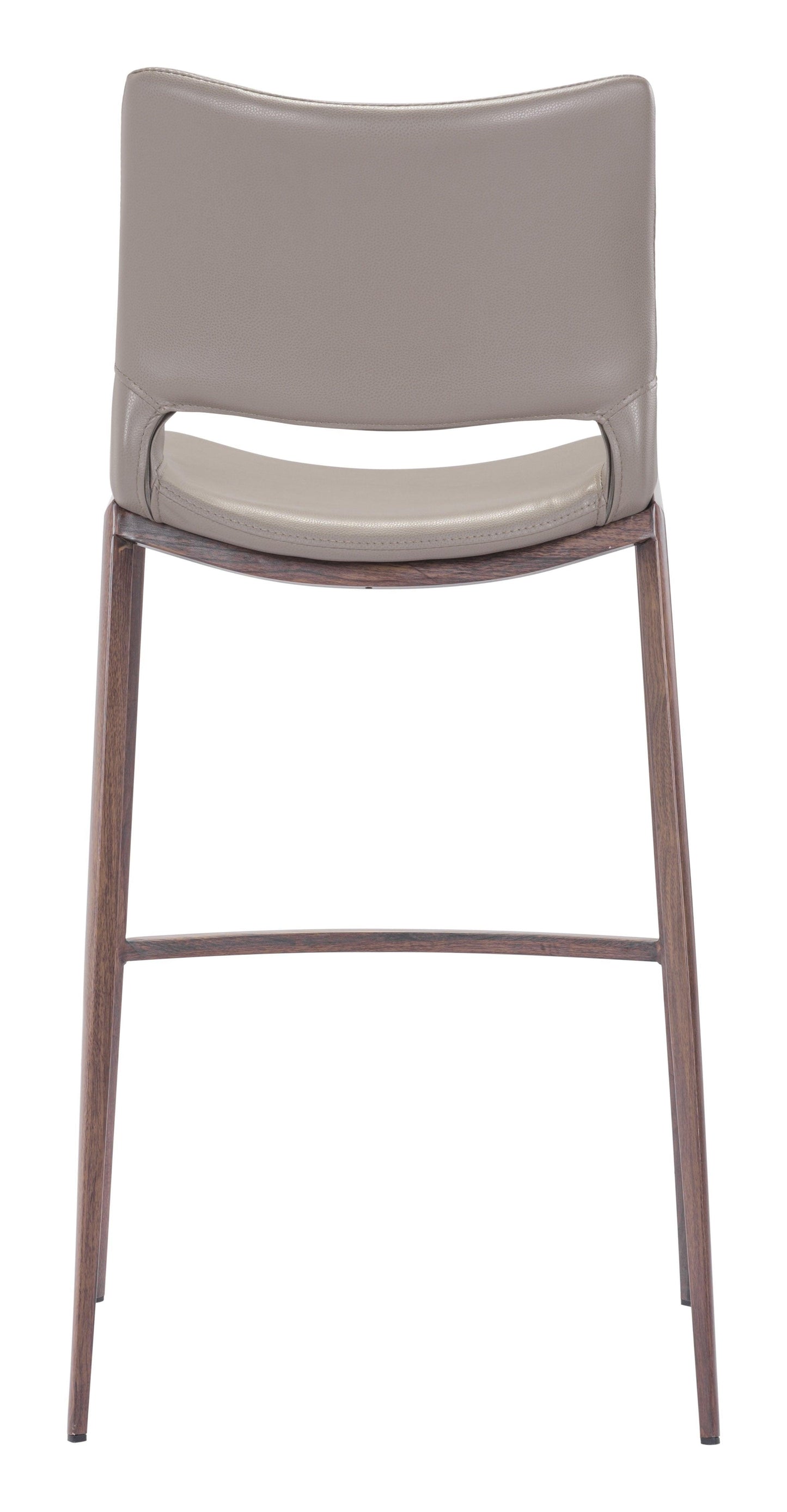 Ace Barstool (Set of 2) Brown & Walnut