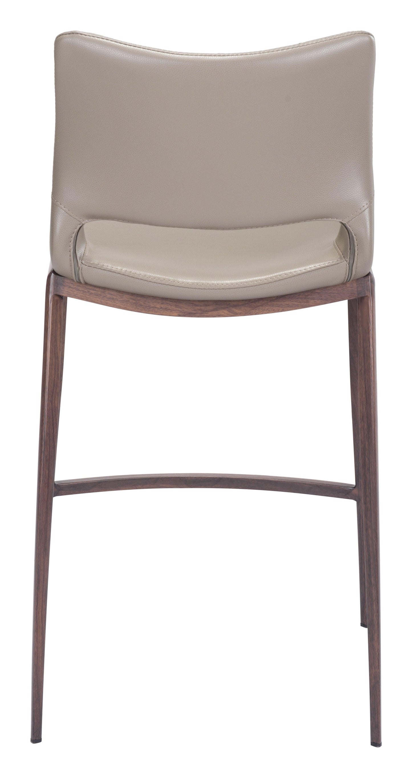 Ace Counter Stool (Set of 2) Brown & Walnut