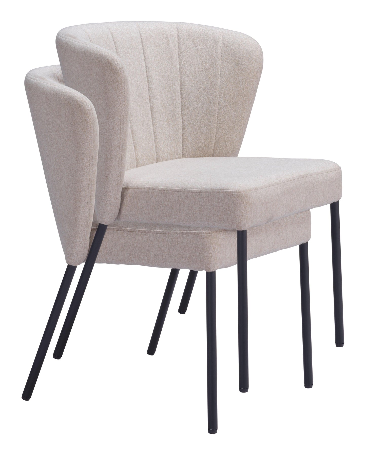 Aimee Dining Chair (Set of 2) Beige