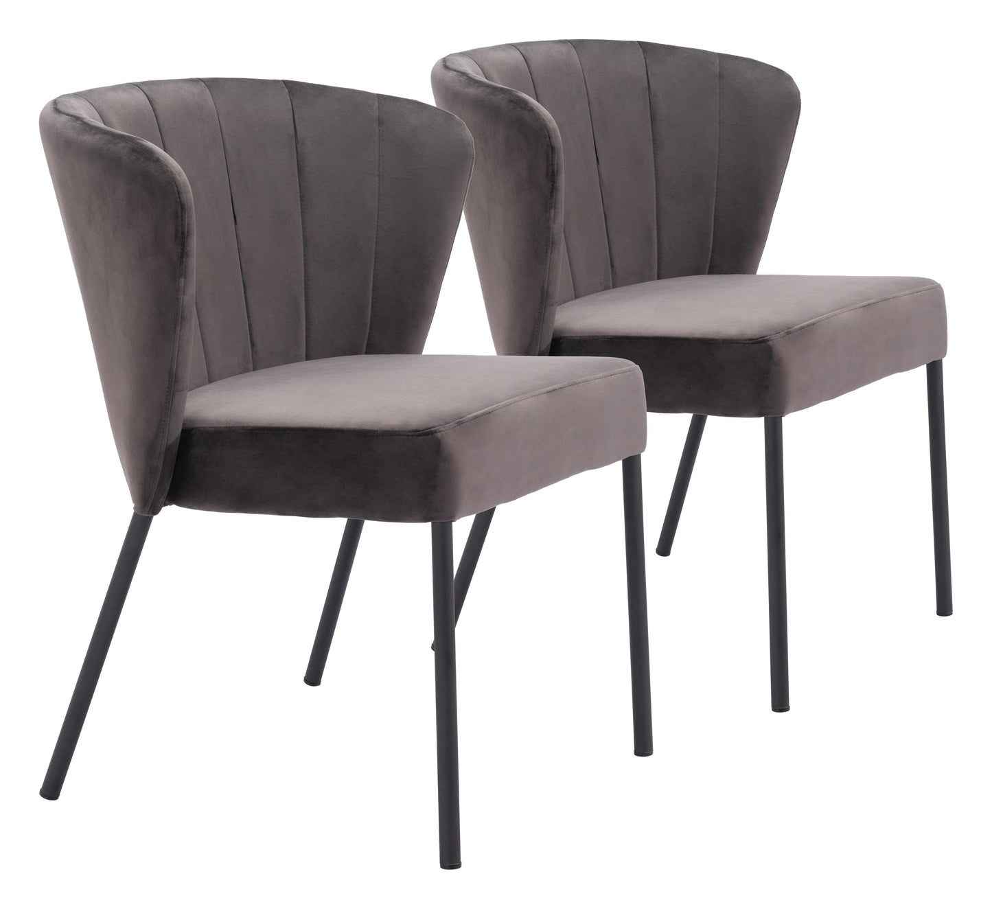 Aimee Dining Chair (Set of 2) Gray