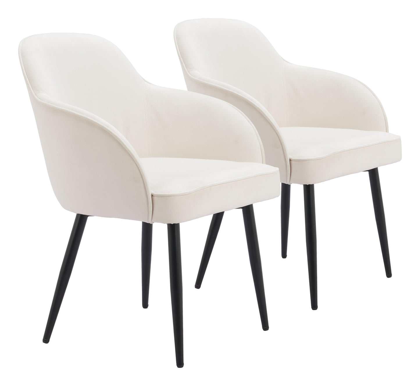 Jolie Dining Chair (Set of 2) Ivory