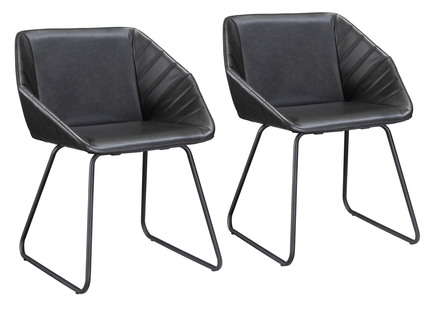 Miguel Dining Chair (Set of 2) Black