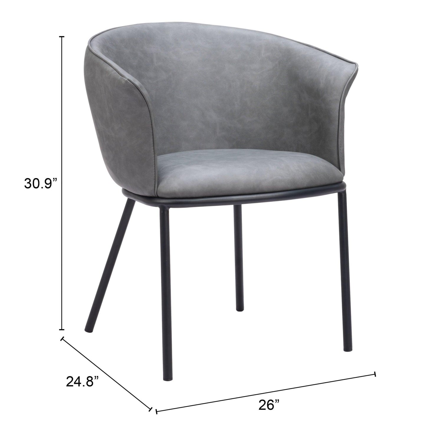 Garston Dining Chair Gray