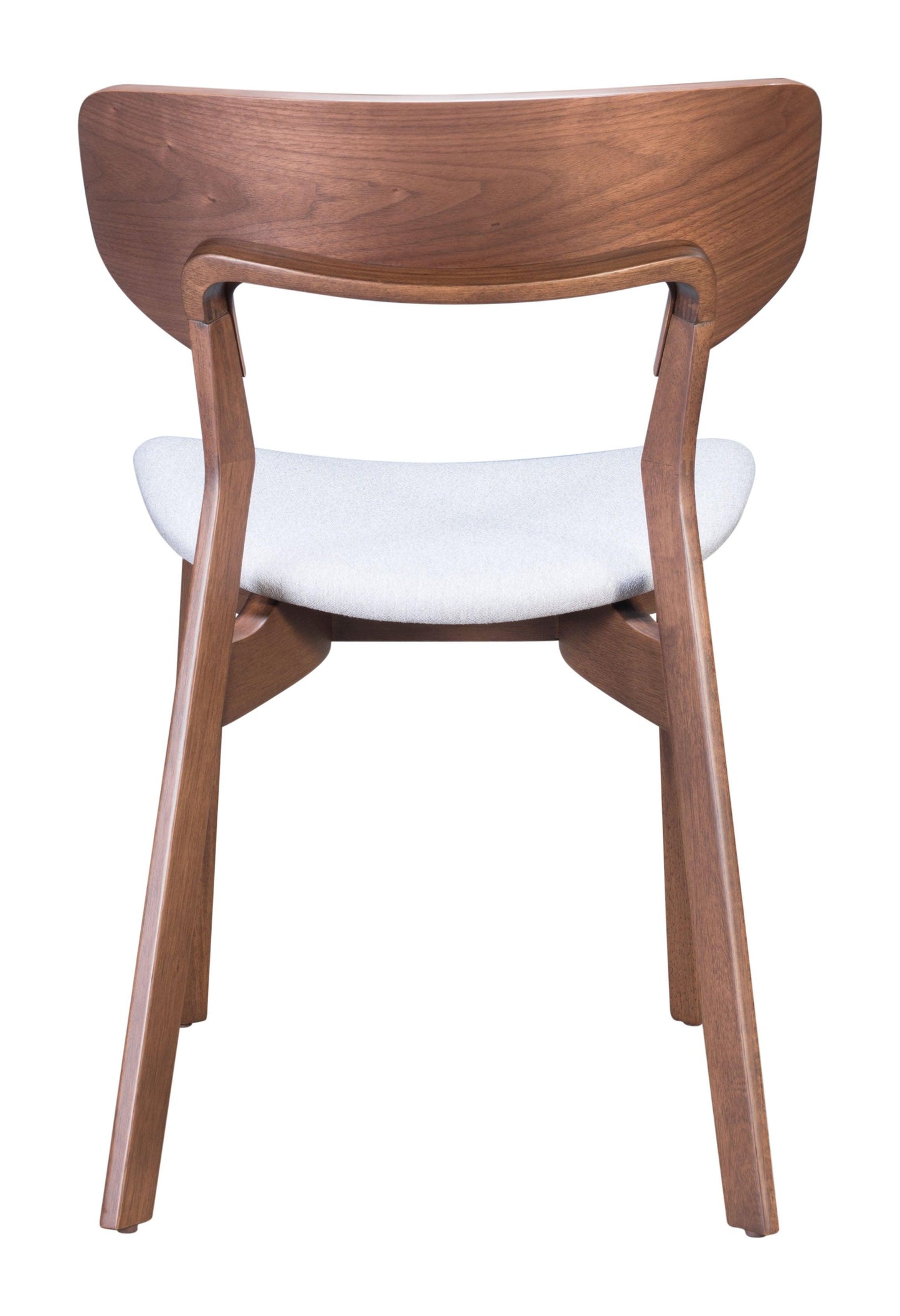 Russell Dining Chair (Set of 2) Walnut & Light Gray