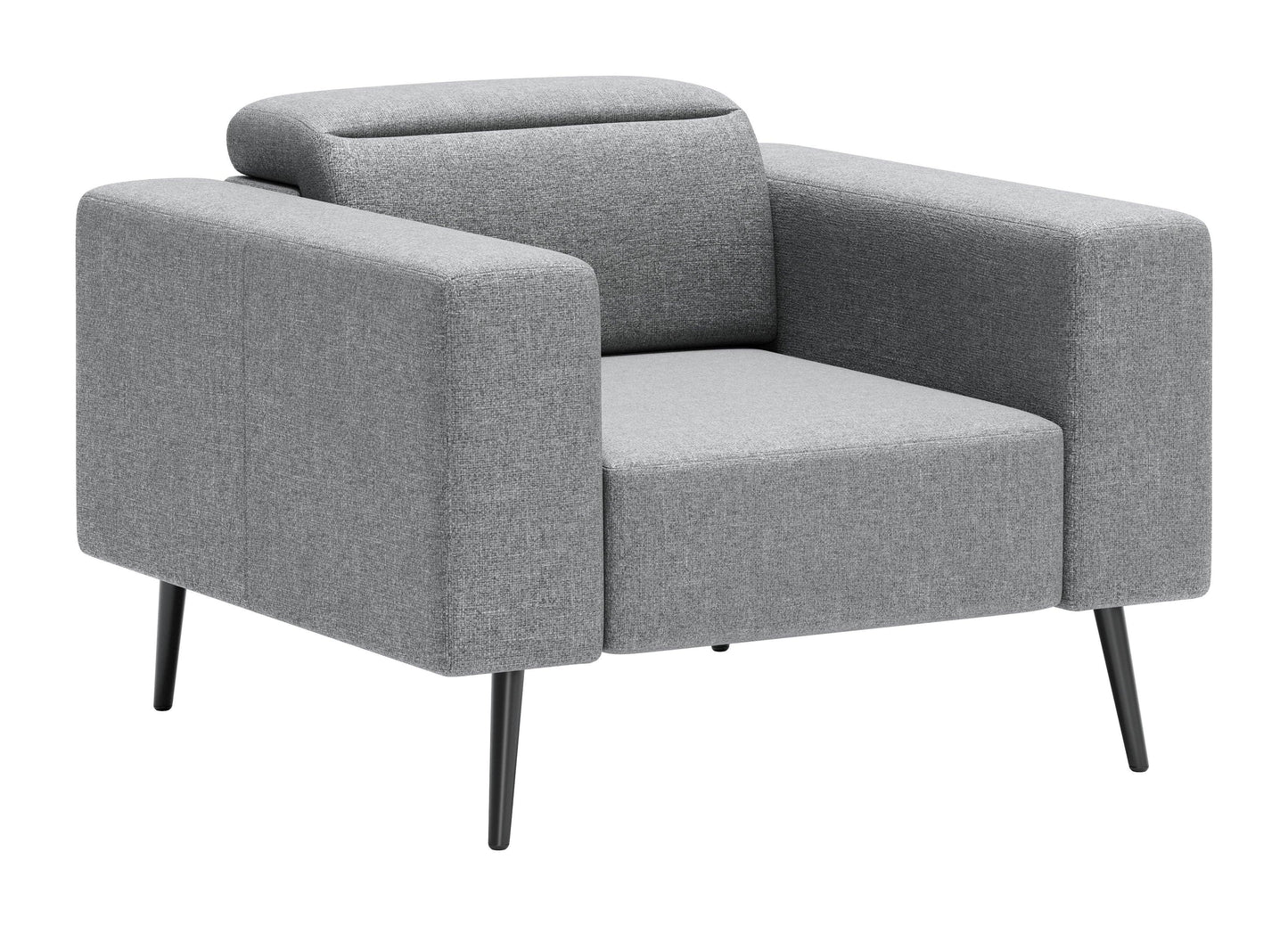 Milan Armchair Dark Gray