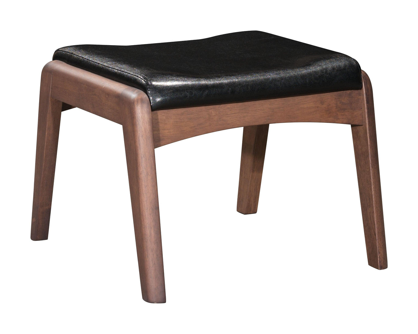 Bully Lounge Chair & Ottoman Black