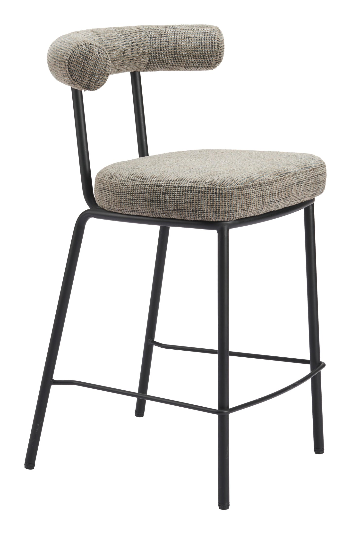 Kede Counter Stool Green Tweed