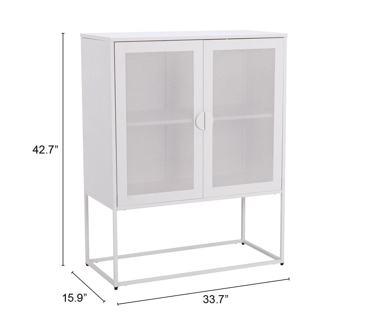 Lazaro Cabinet White