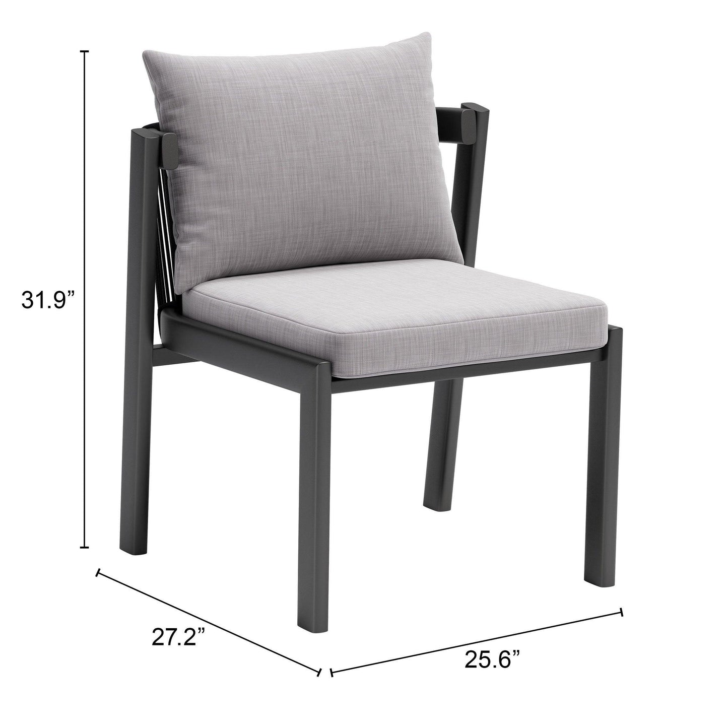 Horizon Dining Chair (Set of 2) Gray