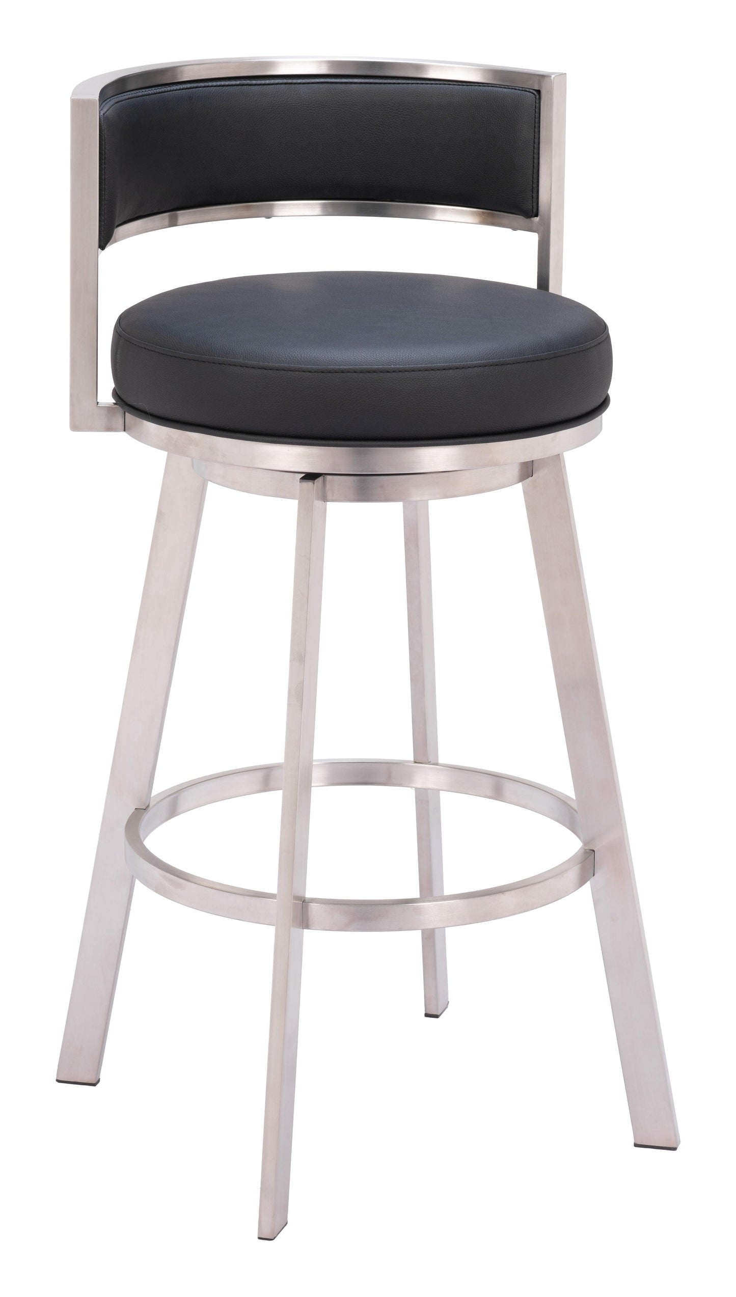 Gimsby Swivel Barstool Black