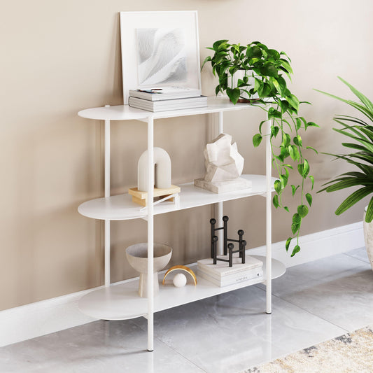 Tre Console Table White