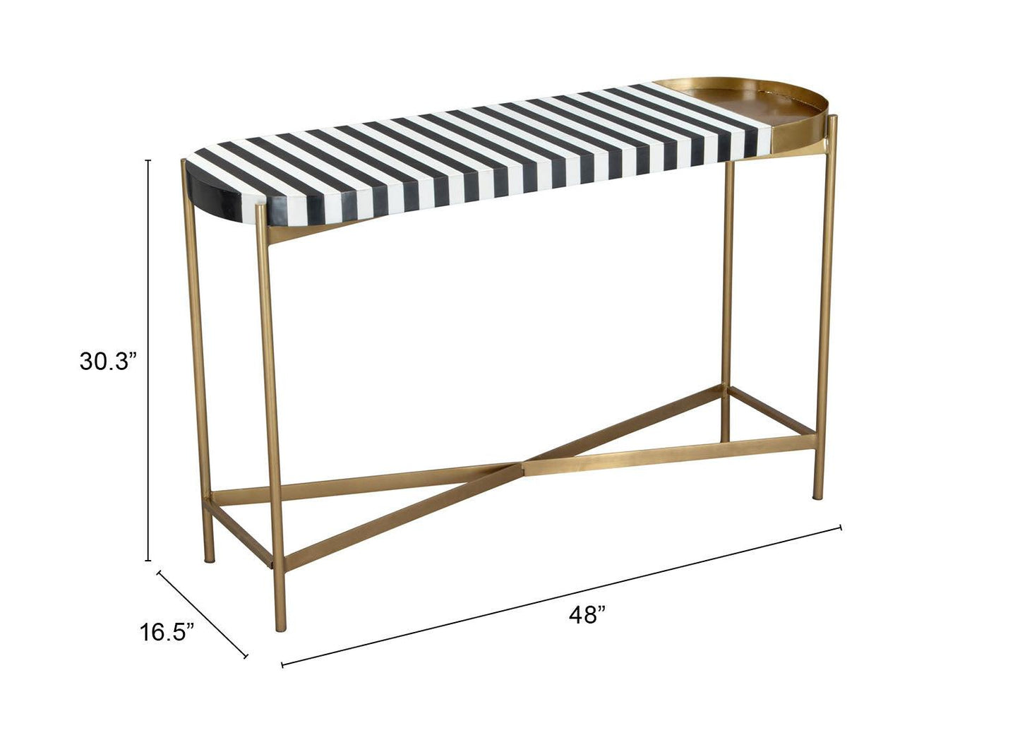 Saber Console Table Multicolor