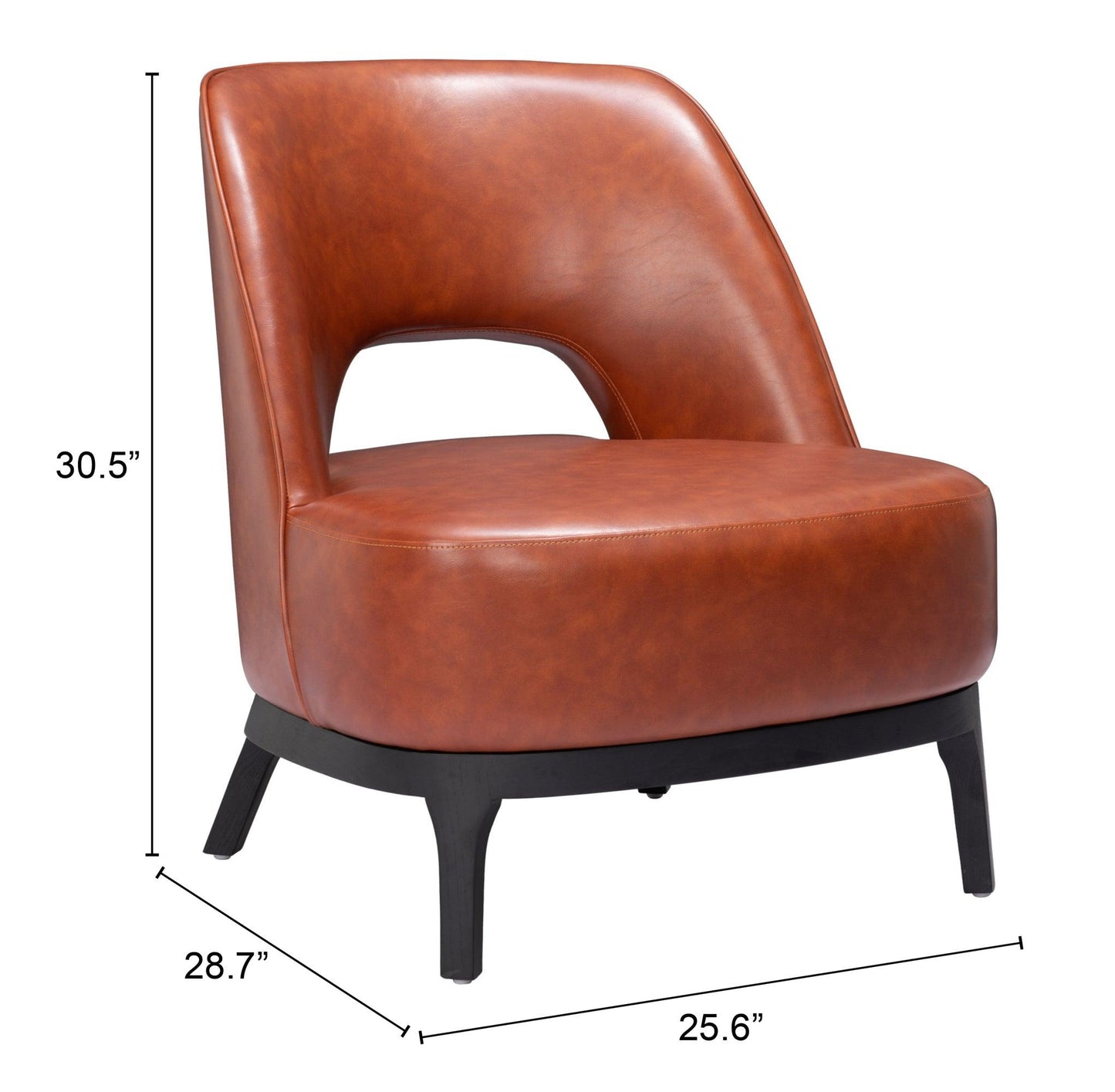 Mistley Accent Chair Brown