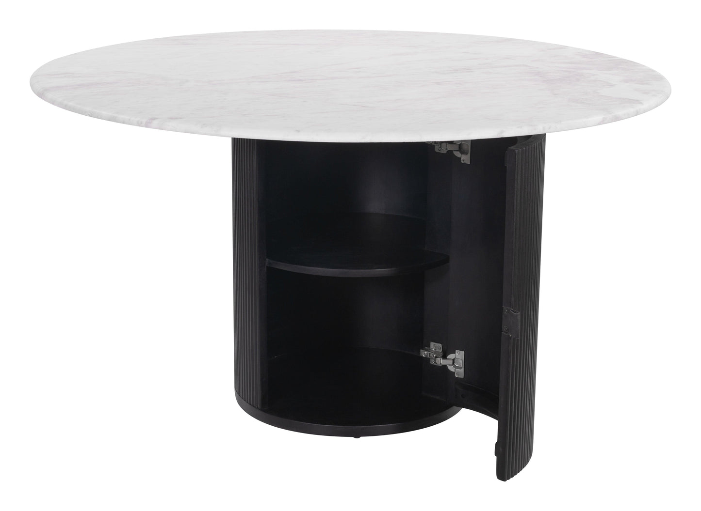 Izola Dining Table White & Black