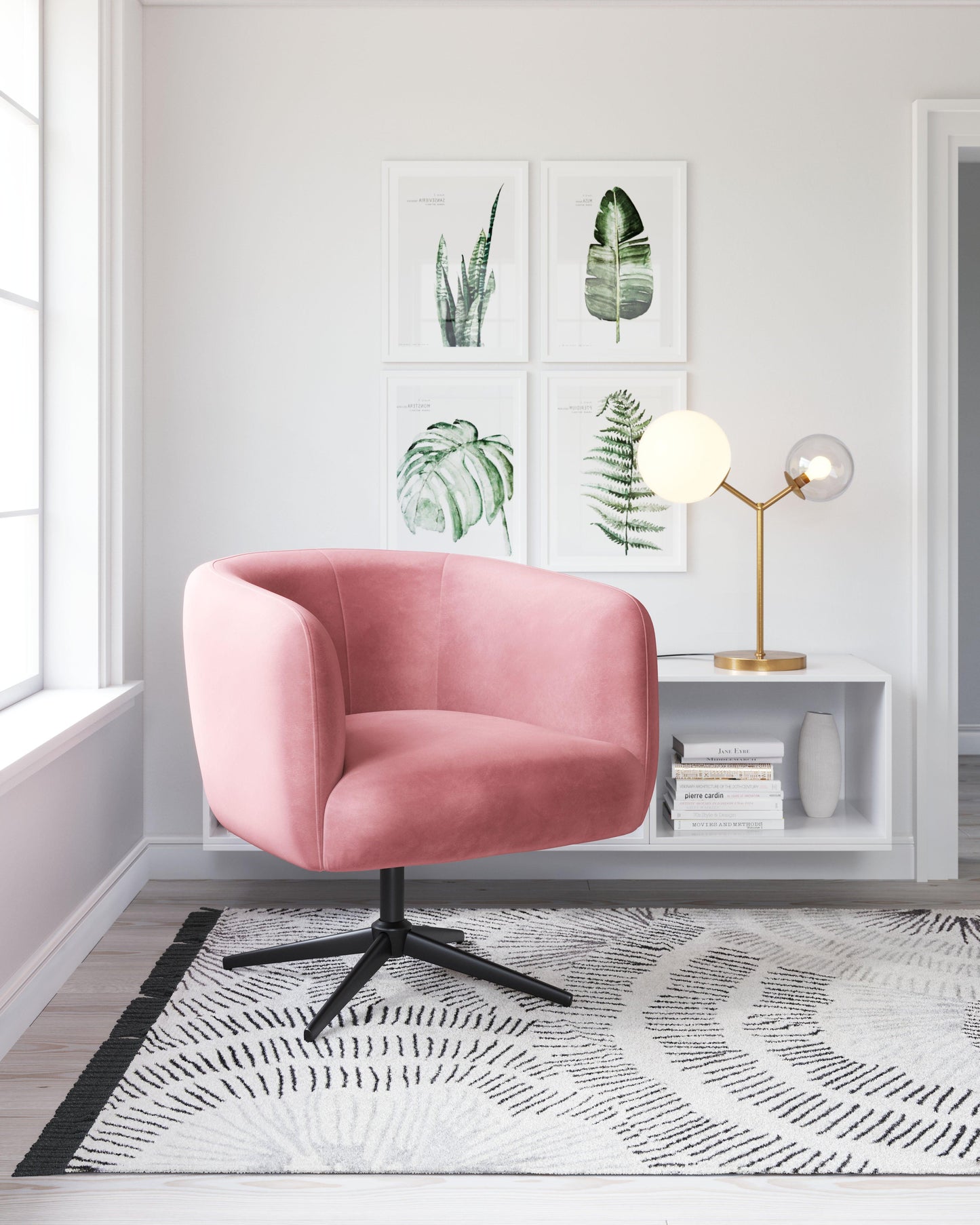 Elia Accent Chair Pink