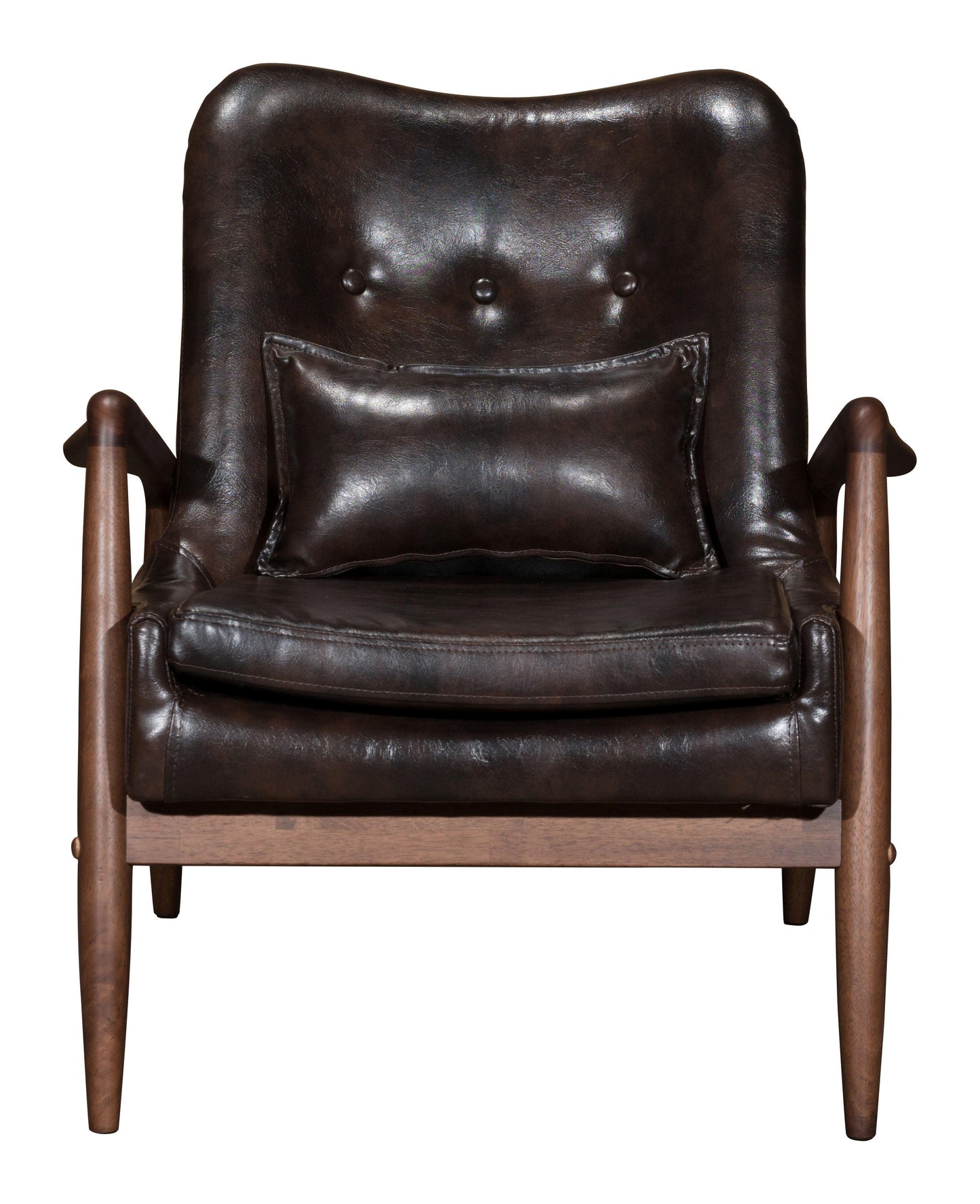 Bully Lounge Chair & Ottoman Brown