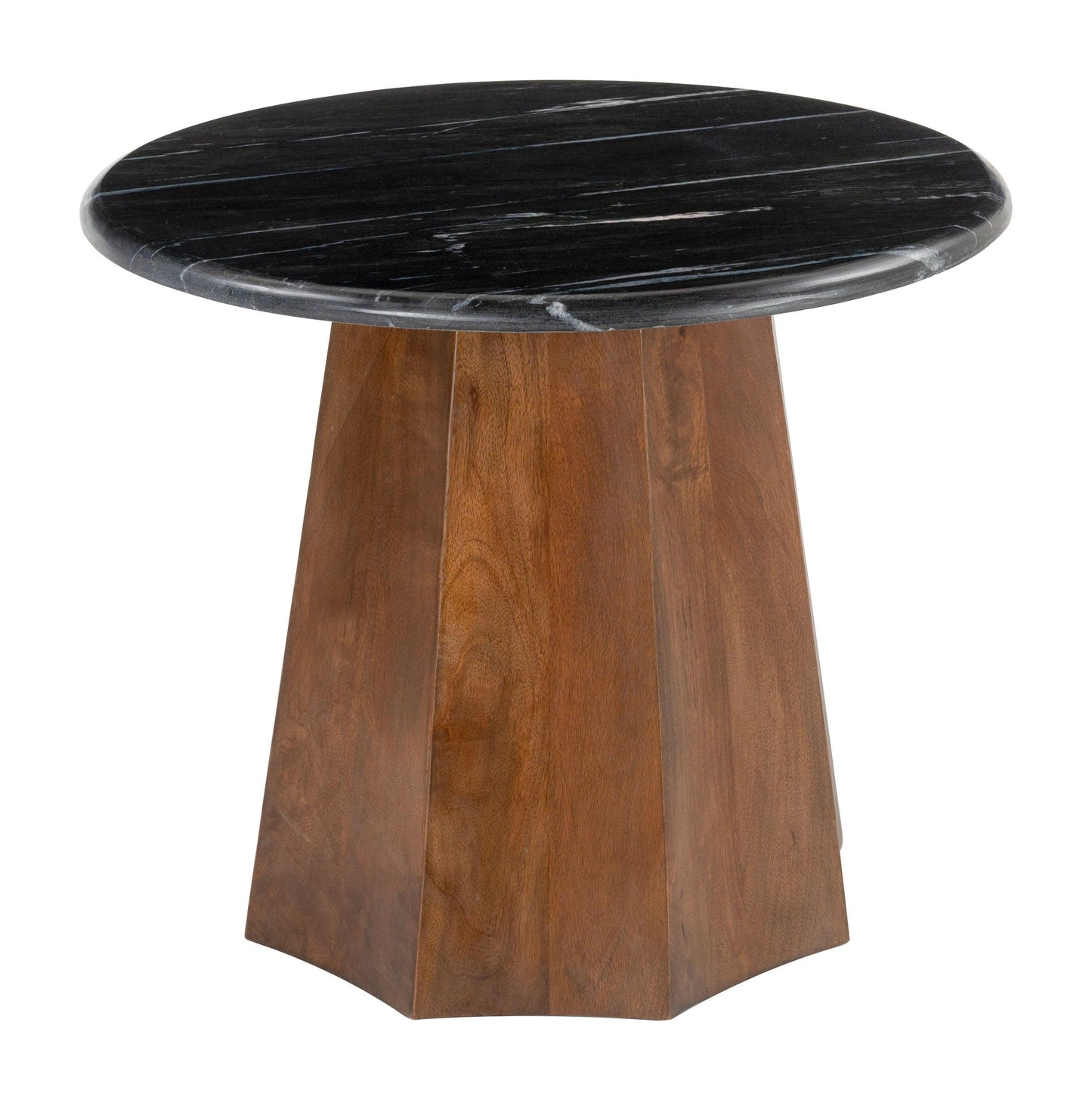 Aipe Accent Table Black & Brown