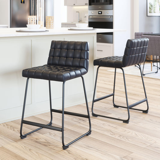 Pago Counter Stool (Set of 2) Black