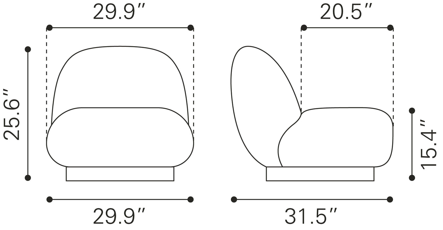 Myanmar Accent Chair Cream