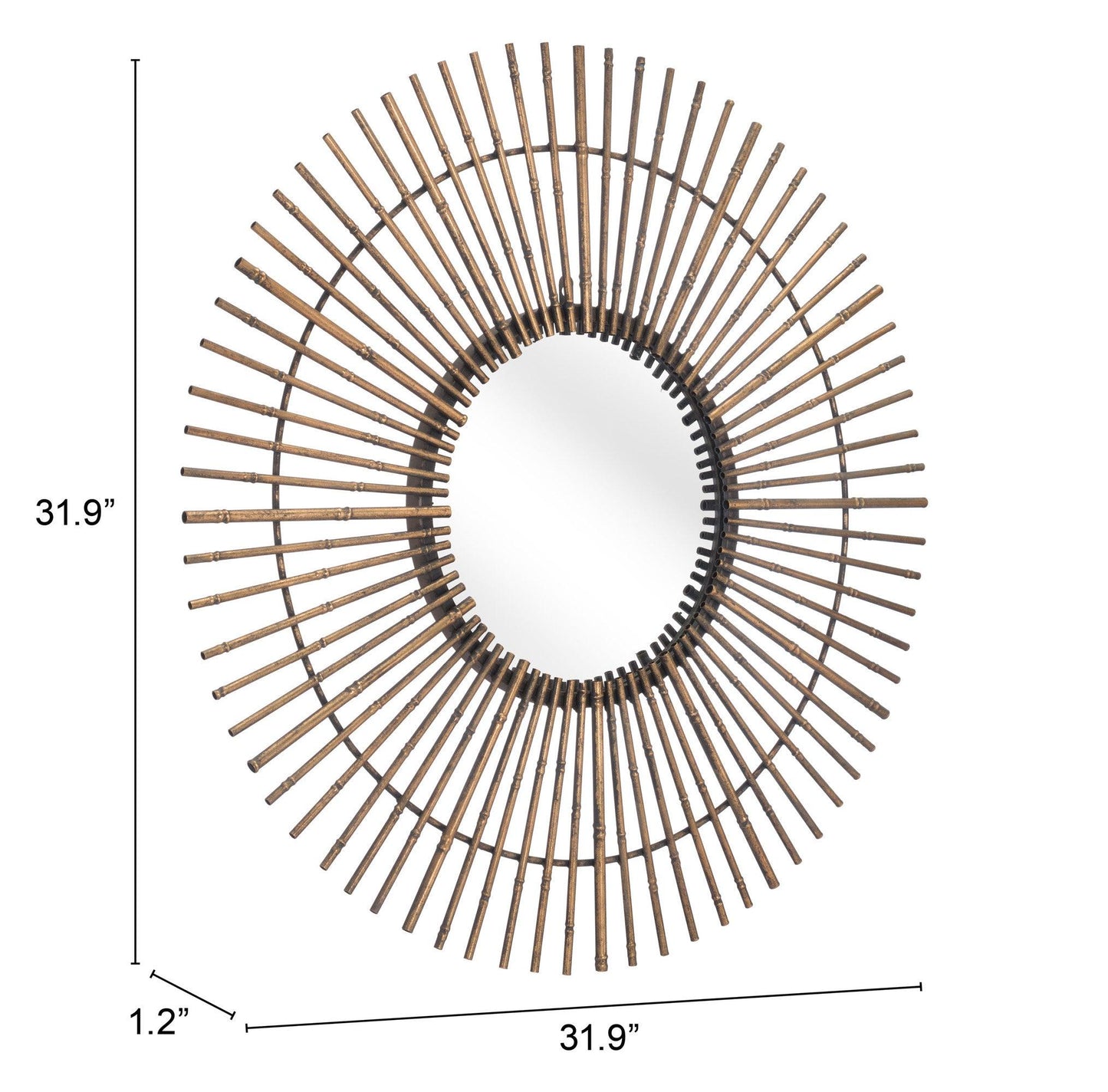 Dimond Mirror Gold