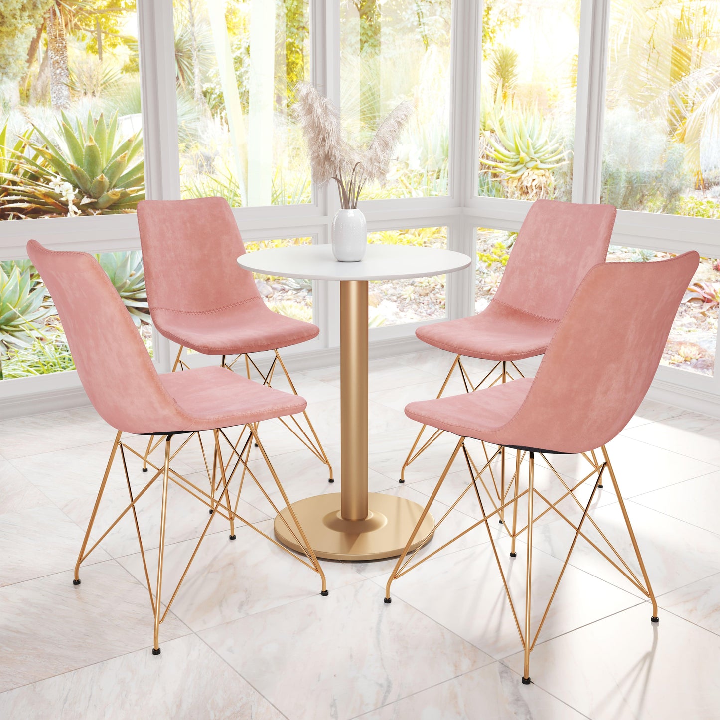 Parker Dining Chair (Set of 4) Pink