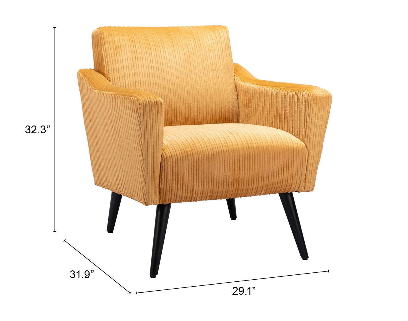 Bastille Accent Chair Yellow