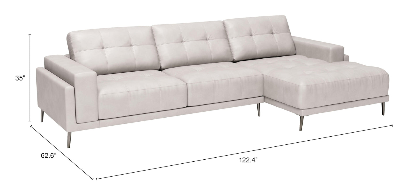 Bliss RAF Chaise Sectional Beige