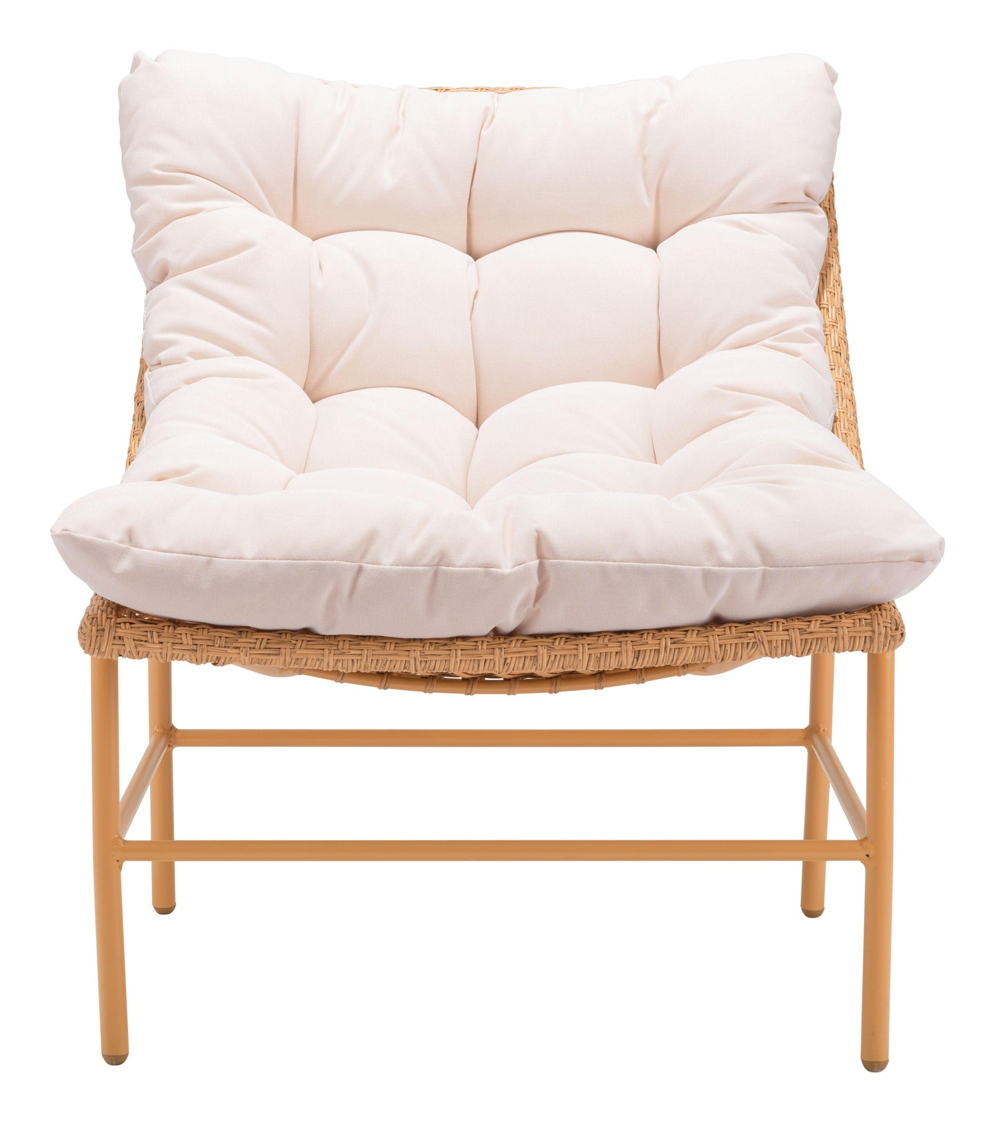 Merilyn Accent Chair Beige & Natural