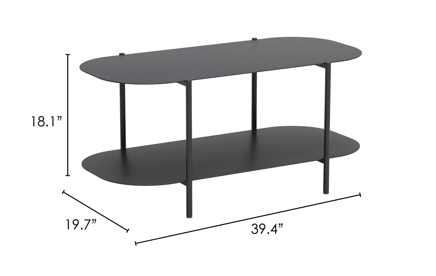 Pullman Coffee Table Black