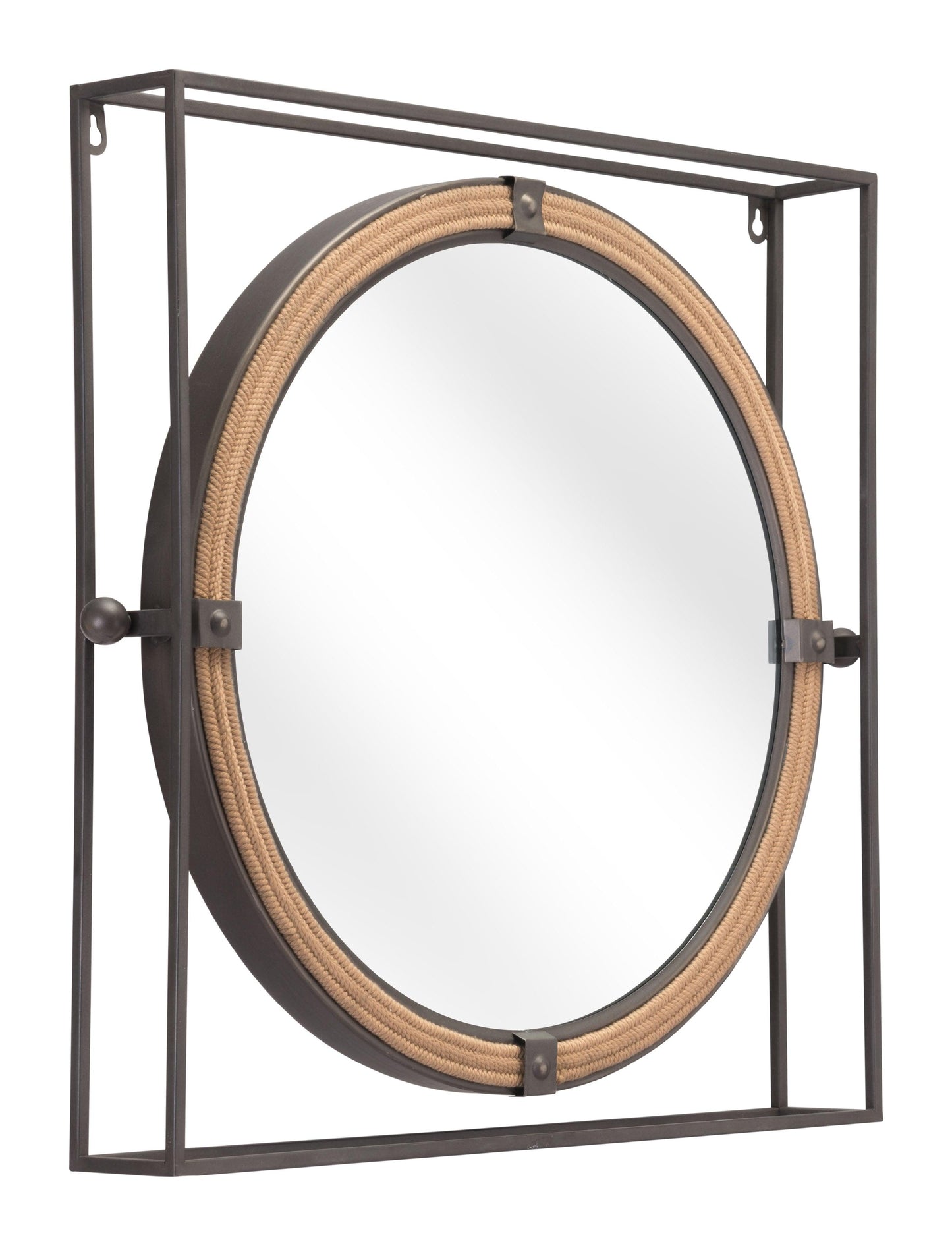 Capell Mirror Antique Gray